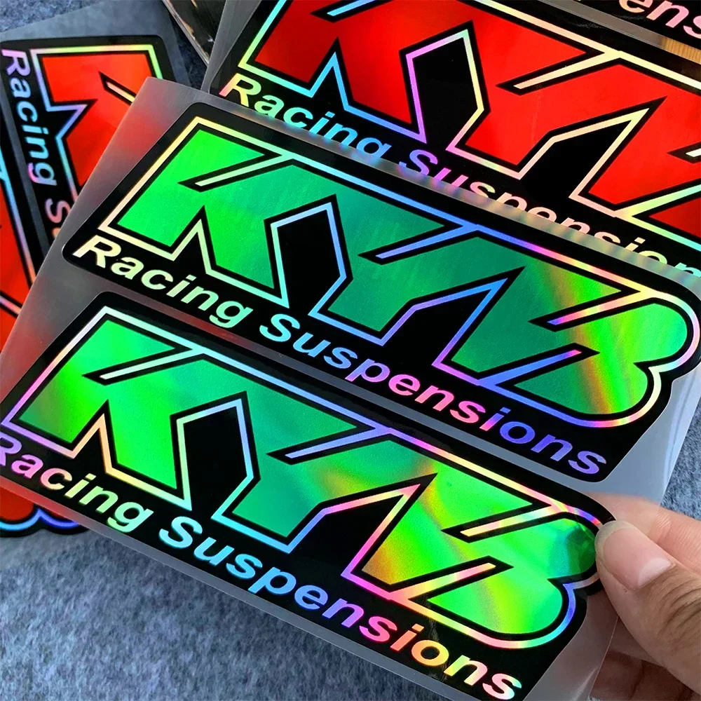 Motocross Motorcycle Stickers Fork Showa KYB WP Suspension Decal Bike Logo KTM YAMAHA Honda CBR Suzuki Kawasaki Ducati 2PCS