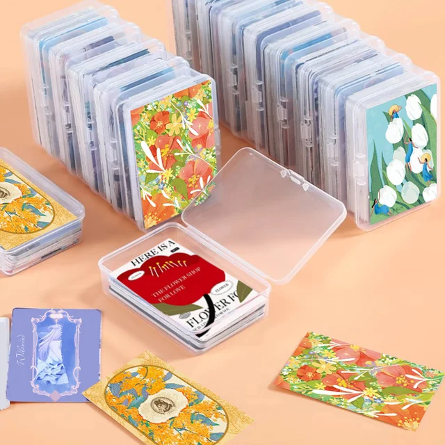 Boîtes de rangement transparentes pour cartes à jouer, 3 pièces, conteneur de cartes de jeux en plastique, emballage, organisateur de cartes de jeu de Poker 1