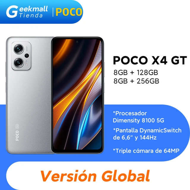 Global Version POCO X4 GT 5G Smartphone Dimensity 8100 144Hz 6.6 