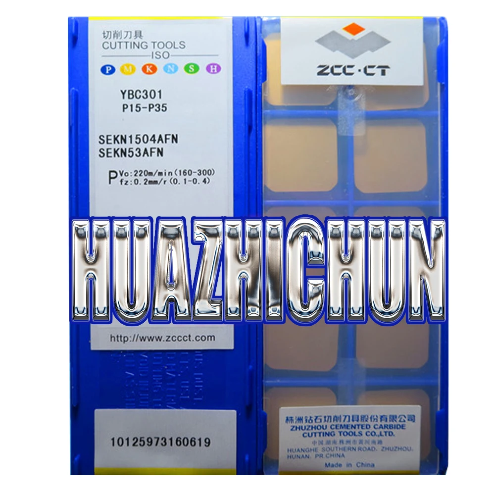 

HUAZHICHUN Original YD201 YBC301 YBM251 SEKN1504AFN Milling Cutter Inserts CNC cutting tools carbide inserts cutters blade