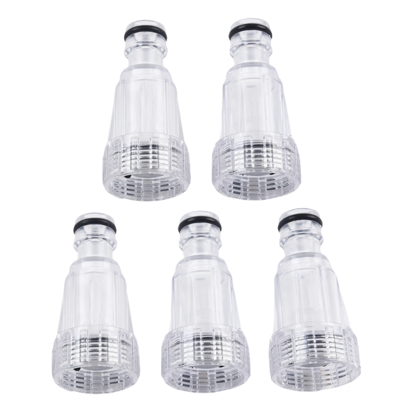 

5pcs Car Clean Machine Water Filter High Pressure Connection For For Karcher K2-K7 Pressure Washer Transparent Water Filter