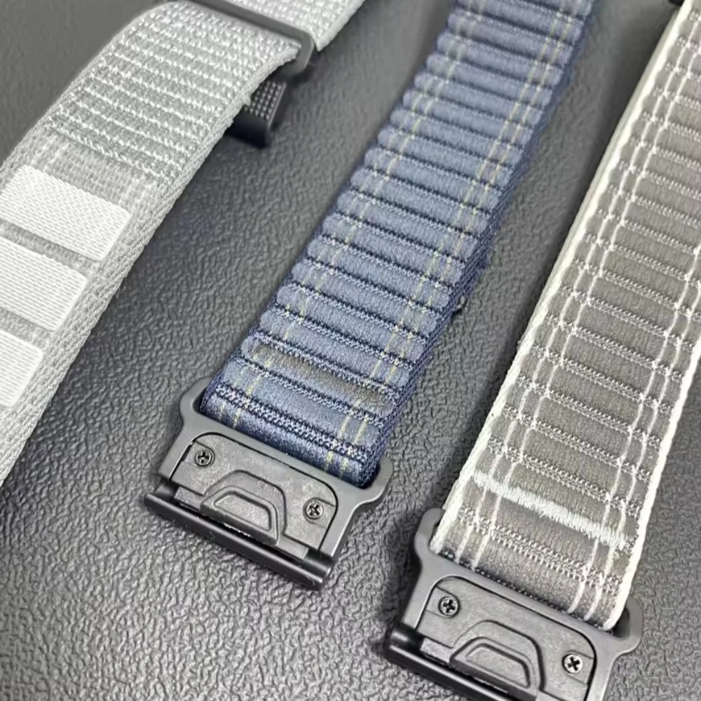 Wave Pattern Braided Nylon Strap - Enhanced Replaceable Band