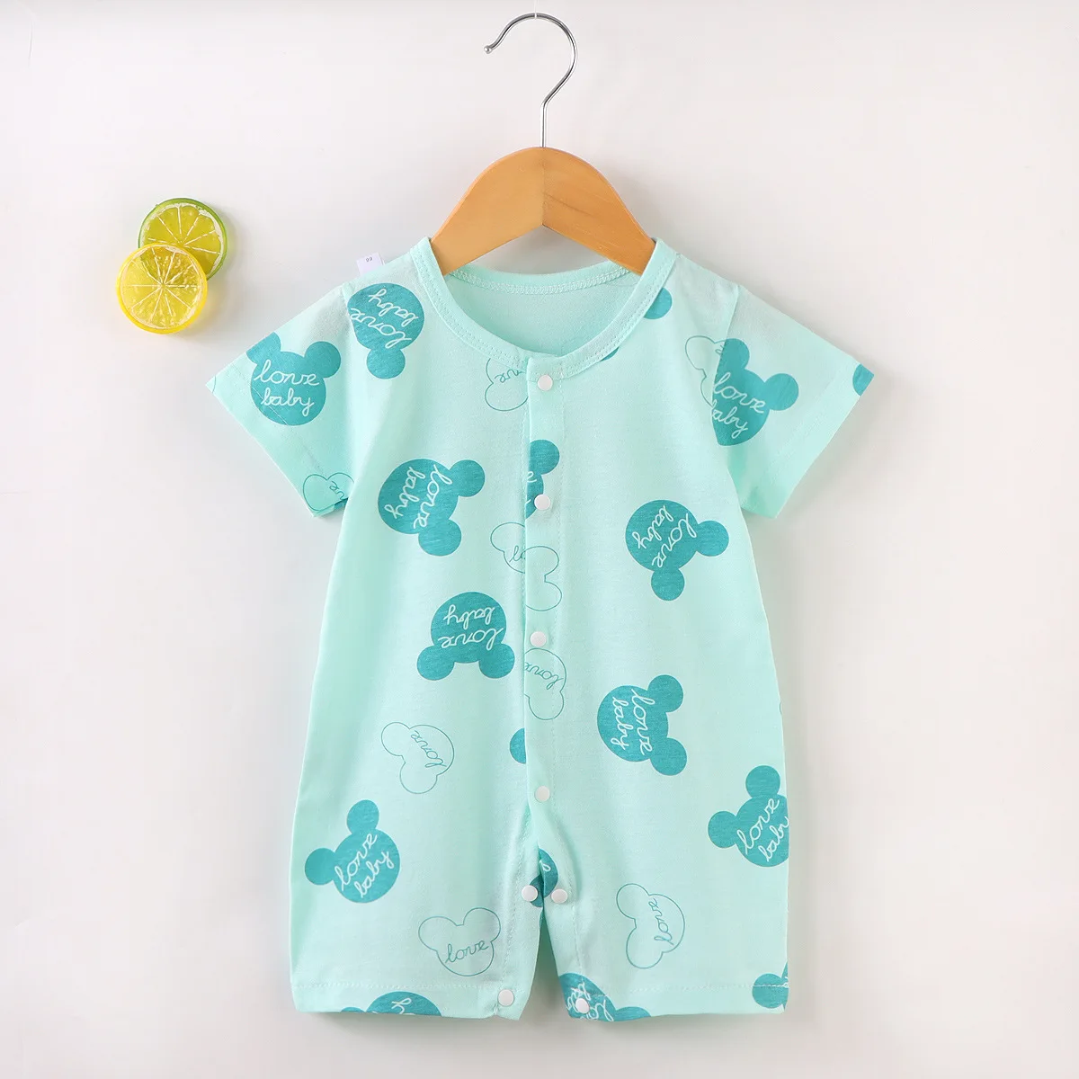 New Baby Newborn Romper Short-Sleeved Thin Romper baby wrapping
