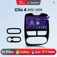 Автомобильный радиоприемник Junsun CarPlay Android для Renault Clio 4 ZOE 2012-2017 GPS интеллектуальные системы стерео мультимедиа авторадио