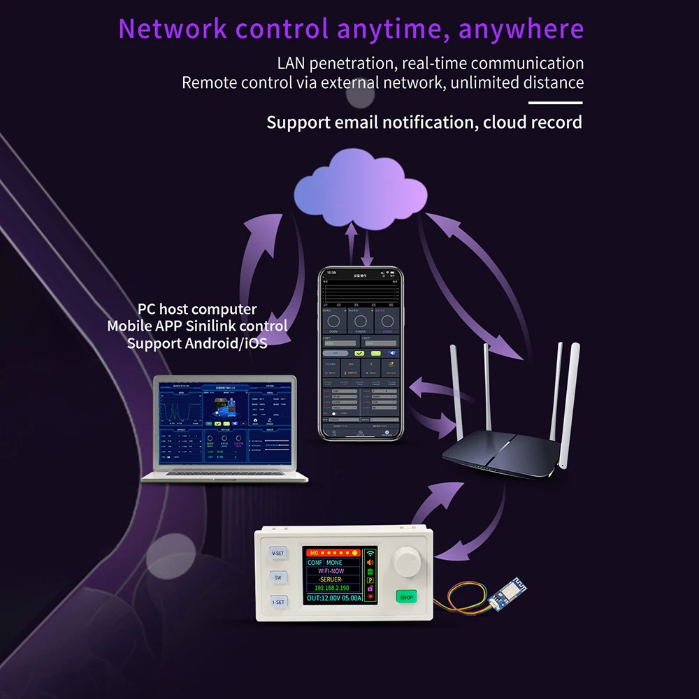 XY12522 XY12522S CNC Stabilized Voltage Power Supply Buck