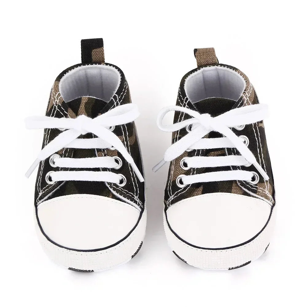 Print Canvas Baby Sports Sneakers For Newborn Baby Boys Girls First Walkers Shoes Infant Toddler Soft Sole Baby Shoes 5