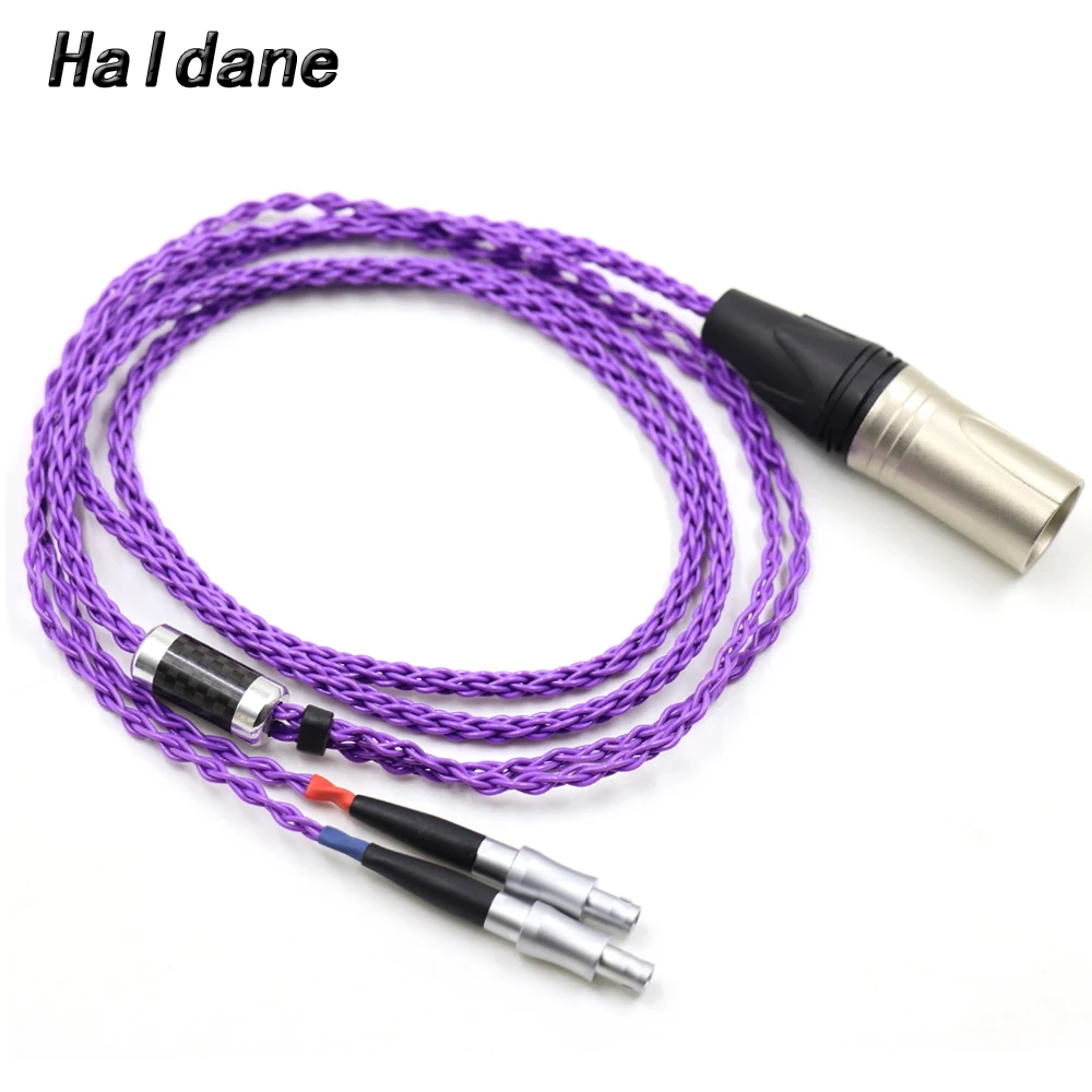 Haldane Rolandpurple Occ Single Crystal Silver Per Sennheiser Hd800 Hd800S Hd820S Hd820 Popma D1000 Cavo Di Aggiornamento Cuffie