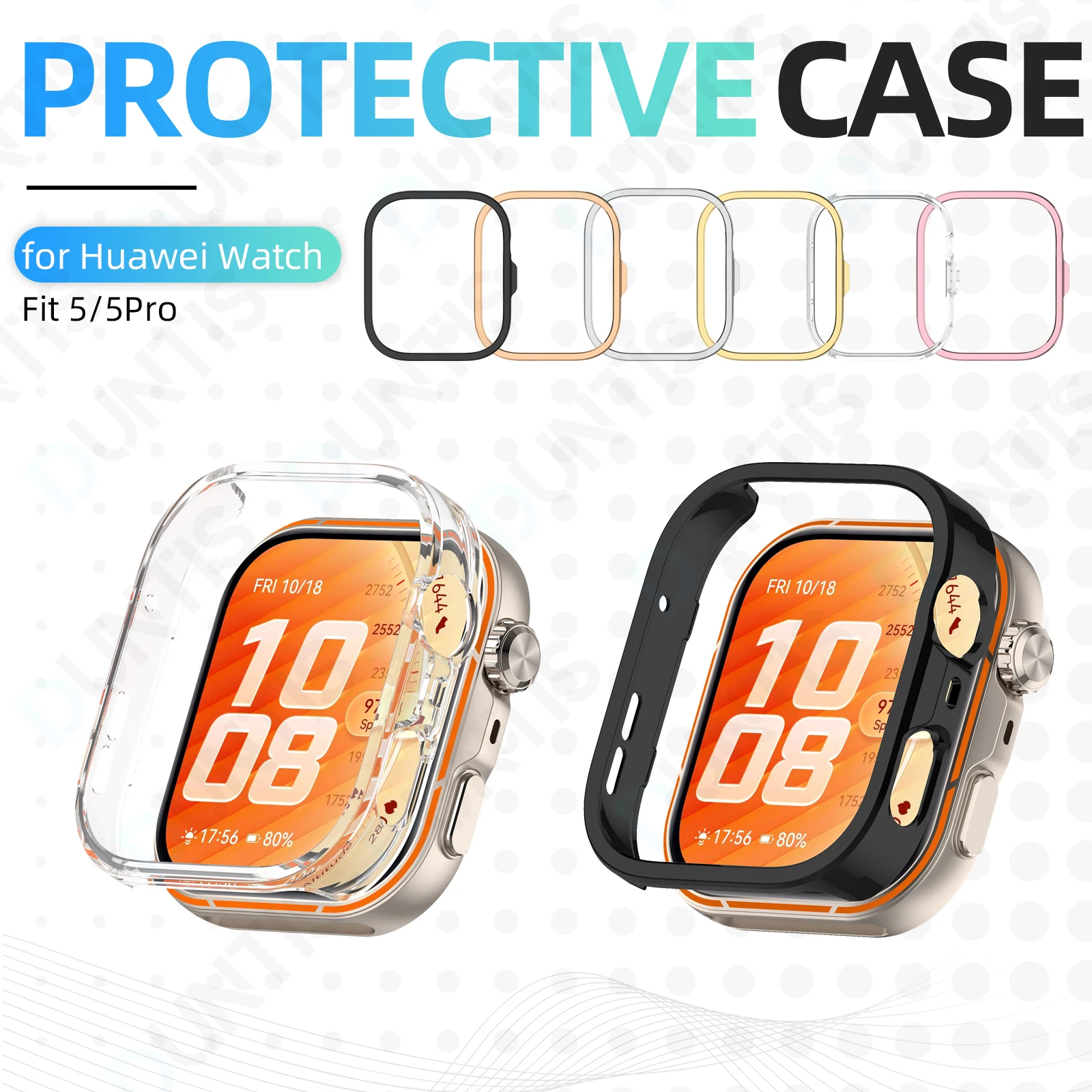 Premium Matte Protective Case for Huawei Watch Fit Smartwatch