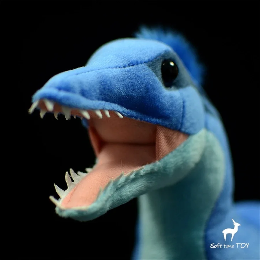Microraptor High Fidelity Jurassic Dinosaur Plushie Rapator Plush Toys Lifelike Animals Simulation Stuffed Doll Kawai Toy Gift 4