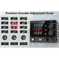 Adjustable Laboratory DC Power Supply 30V5A Four Digit Display Mini Phone Repair Voltage Regulator bench Switching Power Supply - Image 4