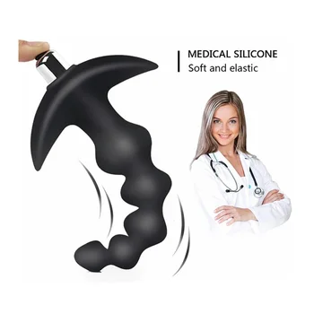 Bullet Vibrator Prostate Massager Anal Beads Butt Plug for Women Vibrating Butt Plug Anal Dildo Anal Sex Toys for Adults 18 5