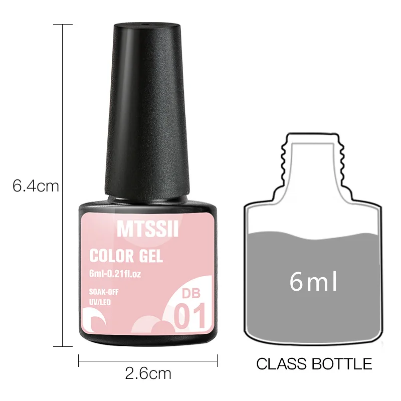 40/24/20Pcs Gel Nail Polish Set Colorful Glitter Nail Gel Kit Vernis Semi Permanent Varnishes Manicure Set Soak Off UV LED Gel 6