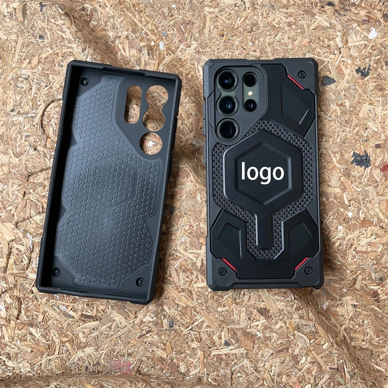 

Магнитный матовый противоударный чехол Magsafe для Samsung Galaxy S23Ultra S23 S23Plus