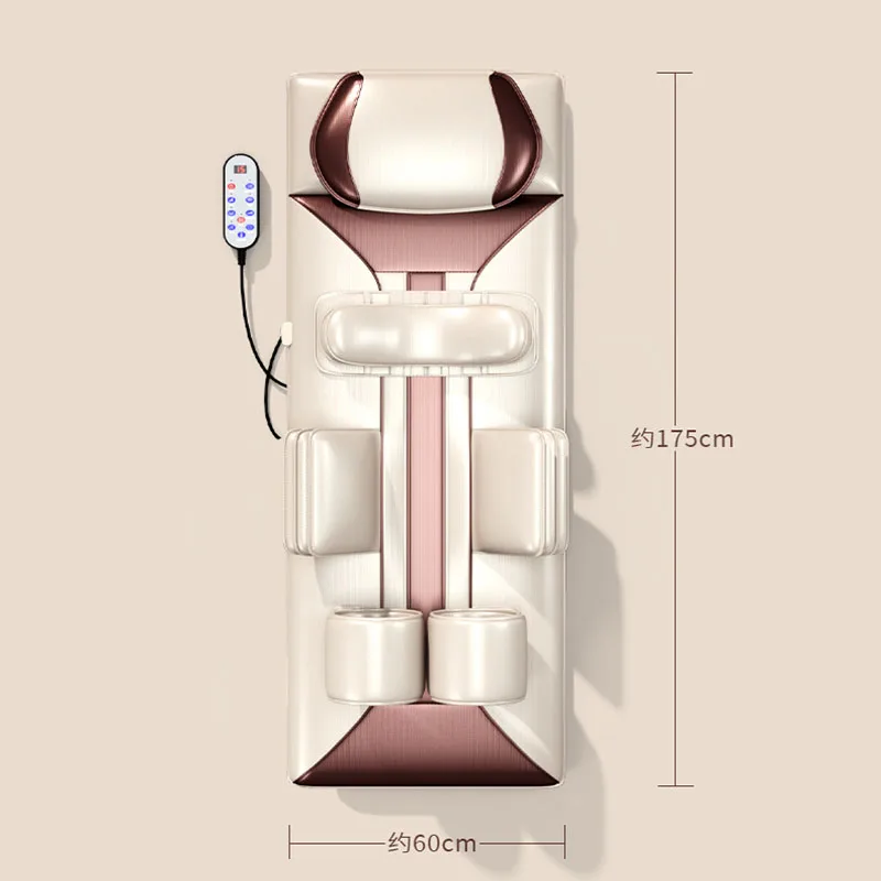 

Электрический массажный матрас, подушка безопасности, разминающий вибрирующий коврик для шеи, спины, ног, терапия прижигания, расслабление тела, талии, облегчение боли