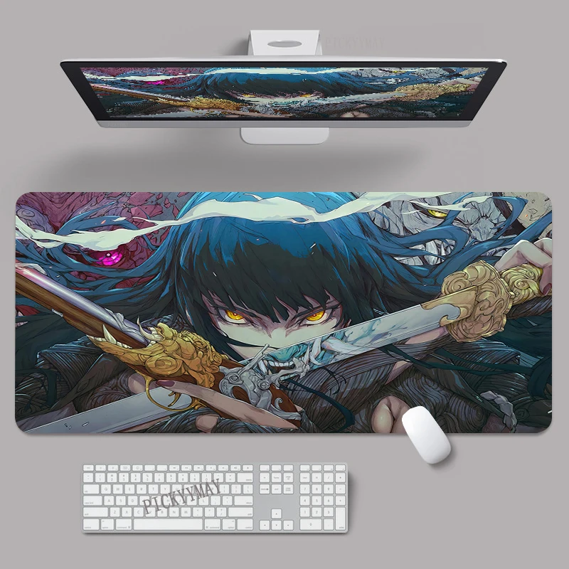 Desk Pad, Esteira de Borracha, Elemento Dragão, XXL, 40x90cm