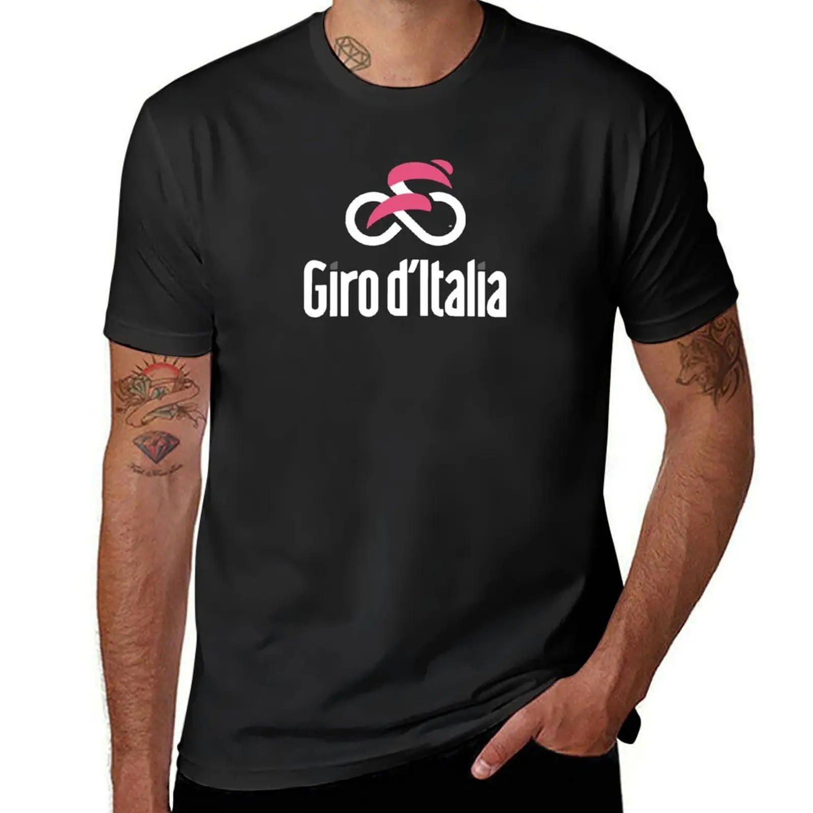 Фото Спортивная футболка для фанатов Giro de Italia, милая одежда, забавные мужские футболки с графическим рисунком №1
