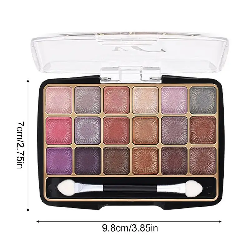 Shimmer Eyeshadow Palette Female Pearlescent Matte Eyeshadow Palette High Color Saturation Eye Makeup Tool For Weddings Parties eye shadow eye shadow plate