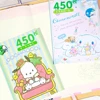 450Pcs Sanrio Sticker Book Cartoon Kawaii Kuromi Hello Kitty Melody Goka Card Stickers Hand Account Decoration For Girls Gift 4