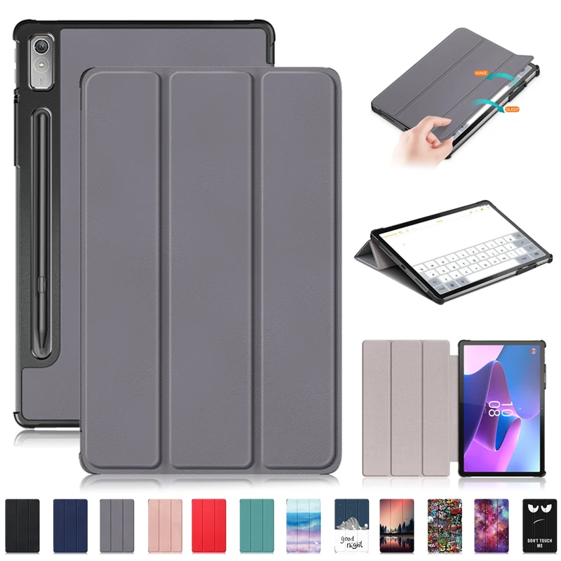 Per Lenovo Tab P11 Pro Gen 2 Custodia 11.2 "Tri-Fold Magnetic Leather Smart Cover Per Xiaoxin Pad Pro 2022 Lenovo P11 Pro 2022 Case
