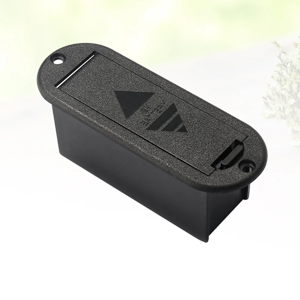 Battery Box Case Holder Guitar Battery Cover Bass Guitar 1pc Cover