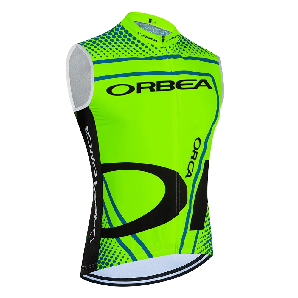 2025 ORBEA ORCA Bike Vest Quick Dry Cycling Team Jersey Windbreaker Men Summer Ropa Ciclismo Sleeveless Bicycle Jersey Tshirt 2