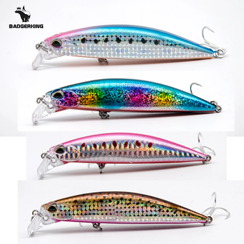 30g minnow jerkbait fishing lure wobblers rattle sound shallow diving crankbait fake bait for fishing