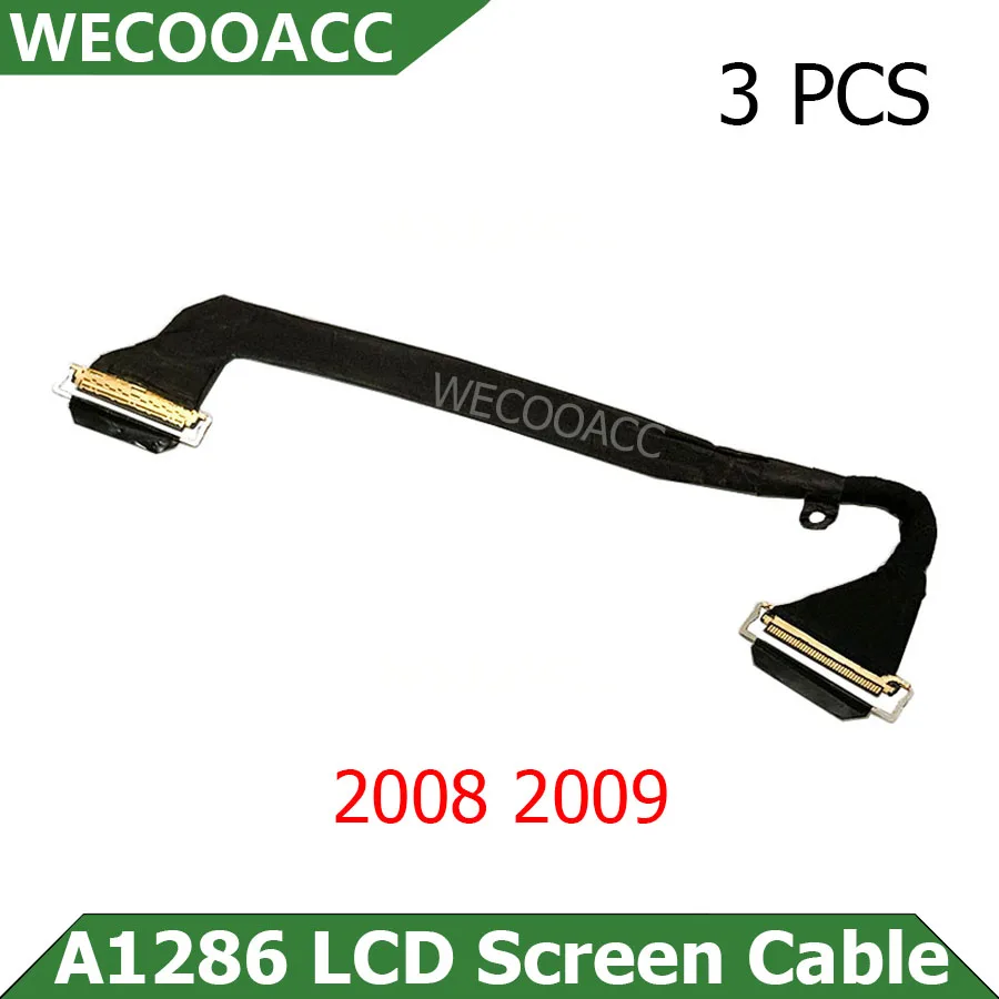 3 pcs/lot Original A1286 LCD Cable For Macbook Pro 15" LED LVDS Screen Display 2008 2009 Year | Компьютеры и офис