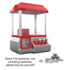 Mini Claw Machine Kid,Candy Dispenser Toy,Claw Machine Arcade Game,Toy Gumballs Vending Machine with 24Refills Prize Toy 5