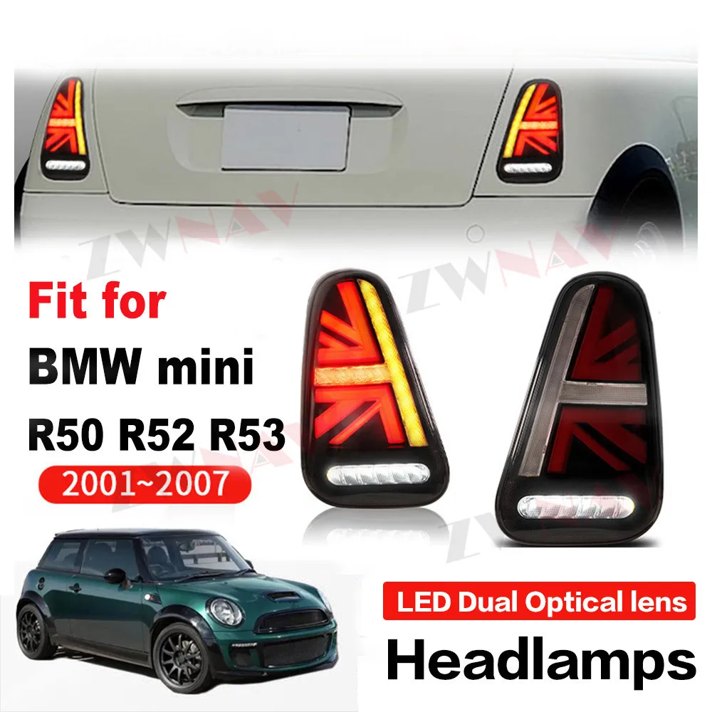 

For BMW Mini R50 R52 R53 2001 2002 2003-2007 LED Tail Light LED Rear Light Front Lamp High Quality Retrofit Assemby Streamer