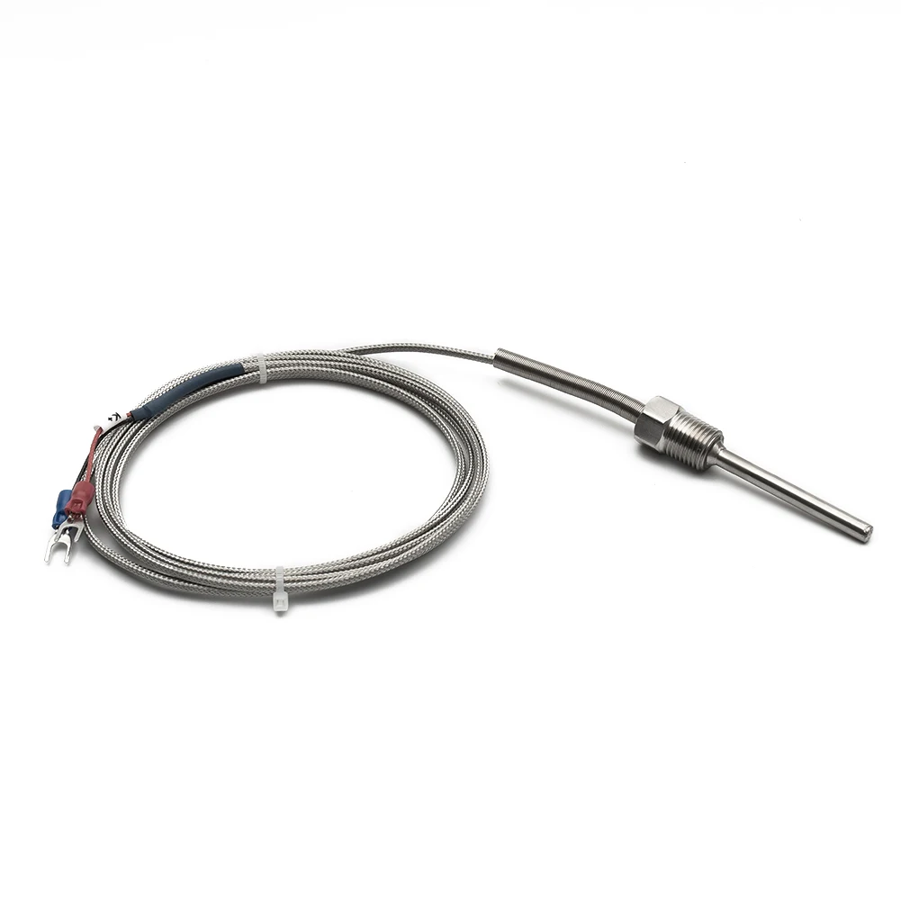 

Waterproof K Type Thermocouple - Temperature Sensor Probe For PID Controller Waterproof Sensor Probe Stainless Steel High Pressu