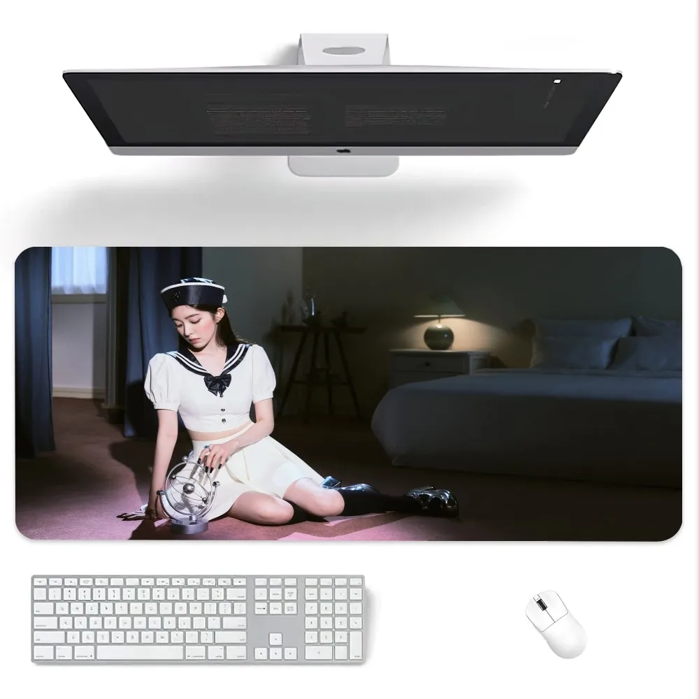 Kpop Girl Cosmic Music Mouse Pad Computer Laptop Gaming Office Wrist Guard Non Slip Keyboard Pad 4