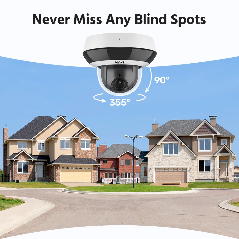 ANNKE Smartest 4MP Super HD PTZ Camera Security POE