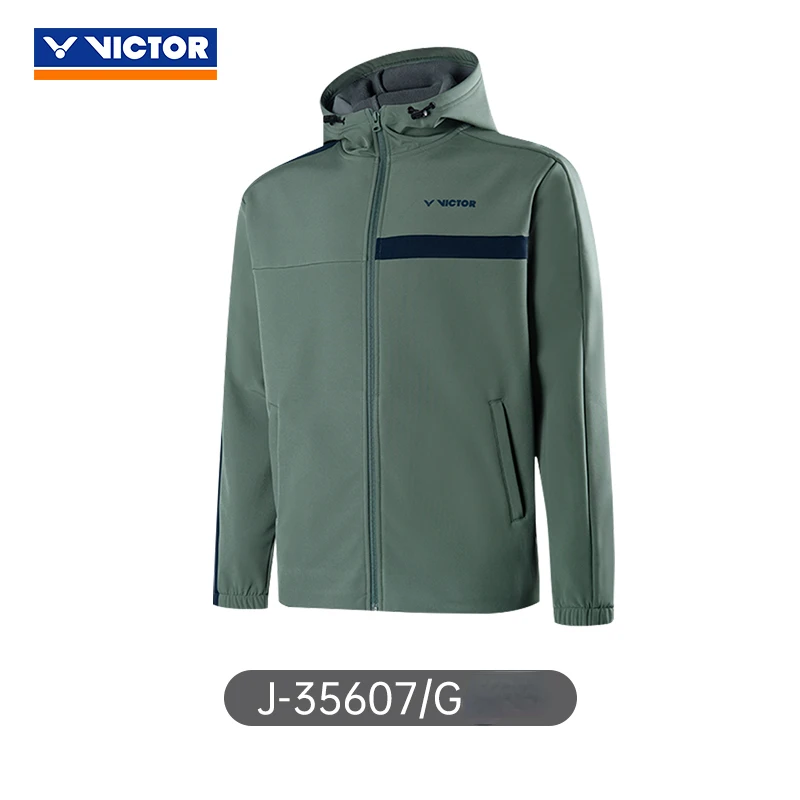 Victor sport coat jacket fashion sport Jersey badminton clothing sportswear long sleeve polo