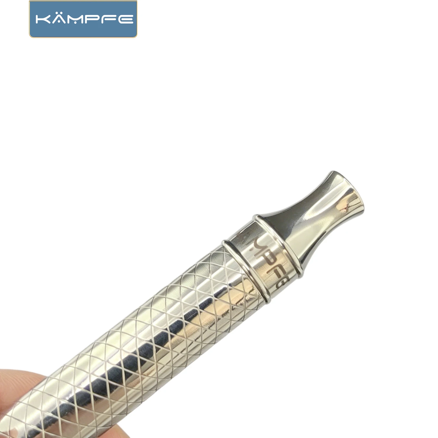 KAMPFE CNC 안전 면도기 손잡이 광택 스테인리스 스틸 수동 면도기 그립 대부분의 양날 면도기 헤드에 호환 남성 면도 선물