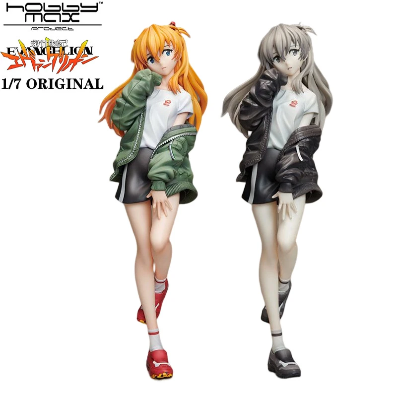 HobbyMax Original 1/7 Scale Anime NEON GENESIS EVANGELION Soryu Asuka  Langrey  A B Style 25CM PVC Action Figures Model| | - AliExpress
