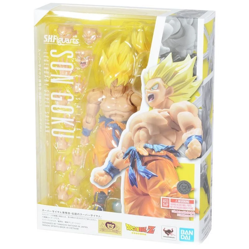 

Bandai Dragon Ball Z SHF Figure Battle Damaged Goku 3.0 New Body Awakening Super Saiyan Metal Gula Super 3GT Model Ornaments Toy