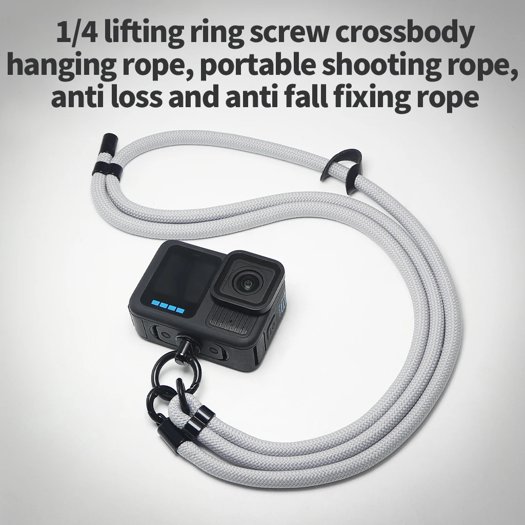 Universelles Telefon-Lanyard mit Clip, verbessertes Anti-Drop-Anti-Verlust-Lanyard, verstellbarer Hals-/Crossbody-Gurt für alle Handyhüllen – Detail 6