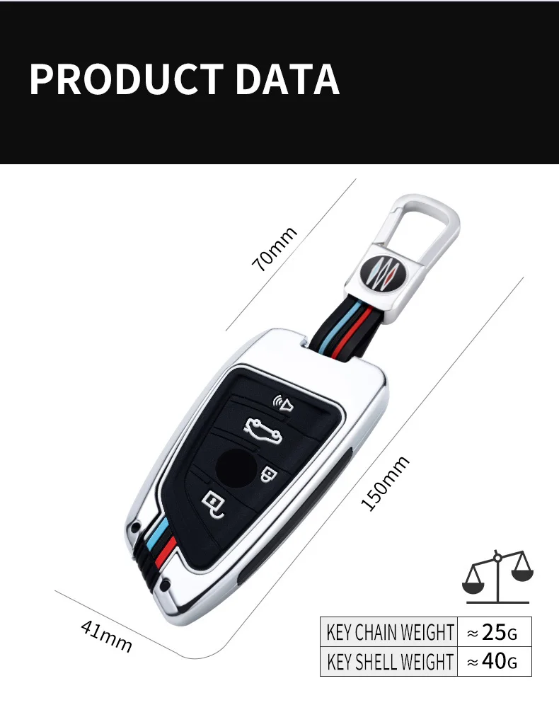 Deluxe Car Key Case Cover - Premium Leather Protector