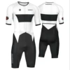 RIGHTTRACK Trisuit Men's Summer Triathlon Race Short Sleeve Skinsuit Clothing Swimming Cycling Running Competition Apparel 1