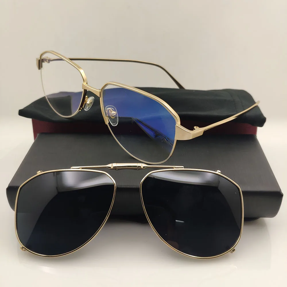 

New 2023 Retro Summer Gold Removable Men Hot Sunglasses For Women Brand Designer Ladies Trending Products For Sun Glasses UV400