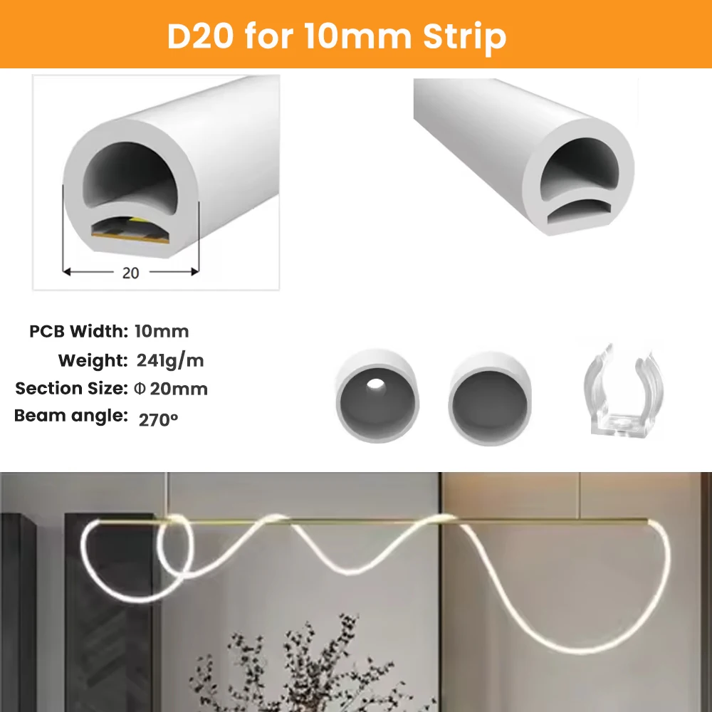 รูปสินค้า ซิลิกาเจลกันน้ำ IP67 สำหรับสายไฟ LED 5/8/10 มม.