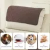 3/5Pcs Recliner Headrest Protector Soft Polyester Sofa Headrest Cover 22x15inch Anti Cat Scratching Sofa Protective Mat for Home 2