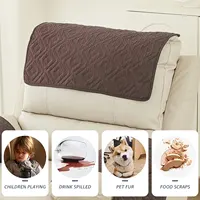 3/5Pcs Recliner Headrest Protector Soft Polyester Sofa Headrest Cover 22x15inch Anti Cat Scratching Sofa Protective Mat for Home 2