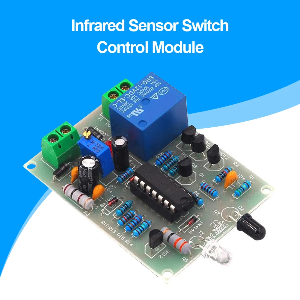 적외선 근접 스위치 DIY 키트 0-40초 지연 자동 수도꼭지 IR 센서 모듈