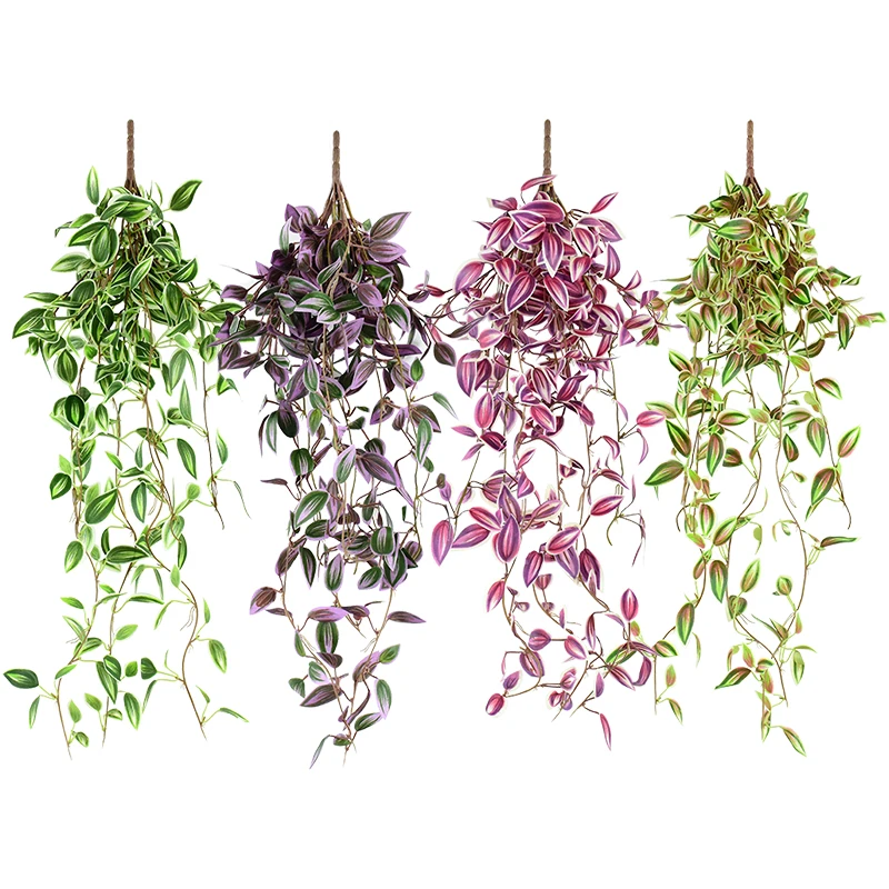 

1pcs artificial plant wall hanging vine Indoor wall decoration artificial vine garden balcony hanging wedding party accessories