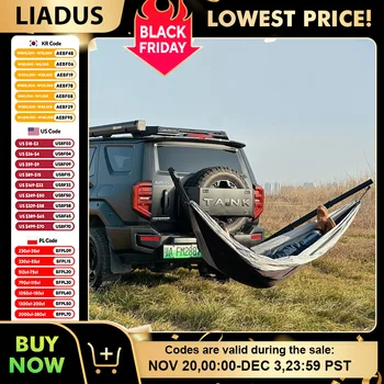 รถ Hitch Hammock Square Hitch แบบพกพา Camping Off-Road รถ Swing Tailgate Trailer Hook กลางแจ้ง UV Heavy Duty 1