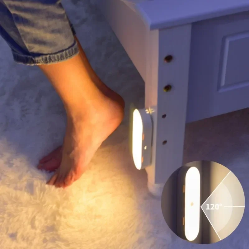 

PIR Motion Sensor LED Night Light For Children Night Lamp For Kitchen Home Bedroom Cabinet Wardrobe Lamp Staircase Lighting