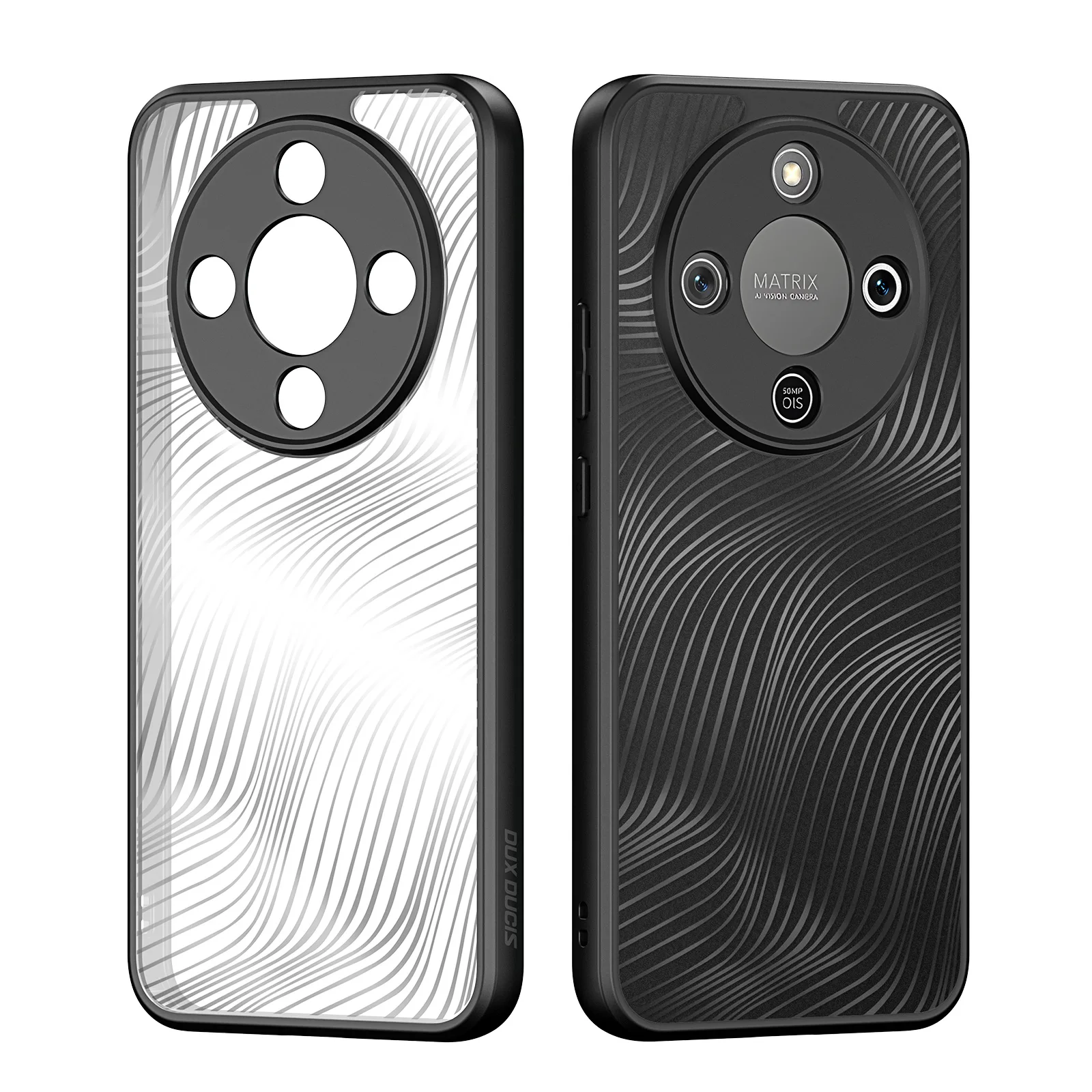 Elegant Flowing Lines Back Cover by DUX DUCIS