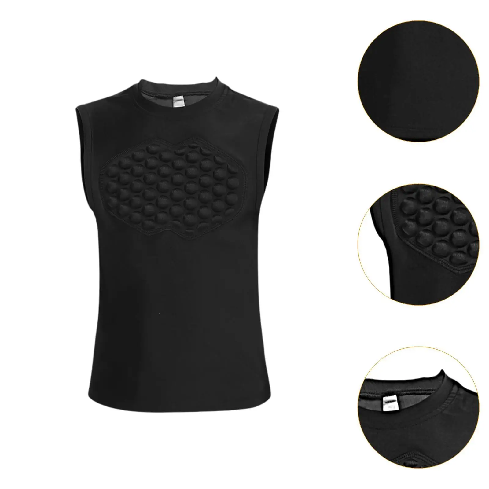 Basketball Chest Protector Vest Protective Shirt Equipment Gear Body Protector Protection for Skateboarding Football Baseball