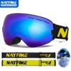 Snowboard Ski Goggles for Men Women UV400 Protection Anti-Fog Ski Glasses Ski Mask Big Face Snow Glasses Skiing Eyewear 1
